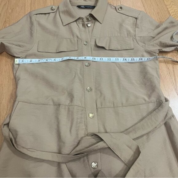 Zara inimalist tilitarian amel olour umpsuit - Picture 12 of 16